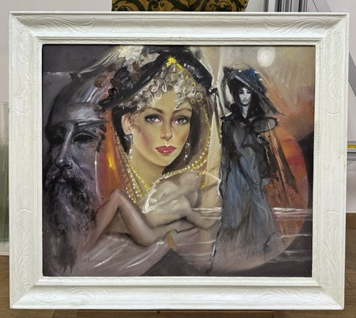 Quadro olio tela - ad, su