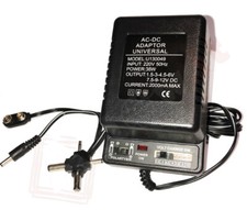 Alimentatore AC DC 2000mAh 36W TRASFORMATORE 1.5V 3V 4.5V 6V 7.5V 9V 12V spina