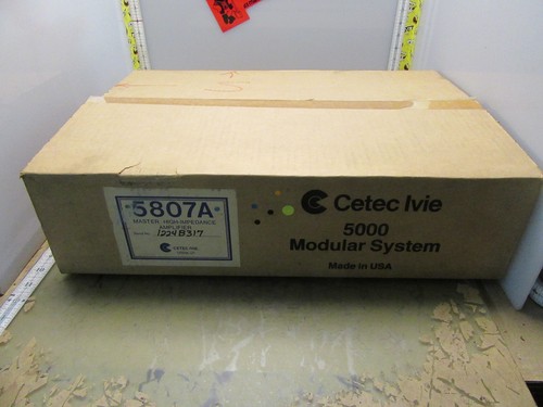 Cetec ivie 5807a master - cetec,