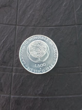 MONETA ARGENTO 925 LIRE 500