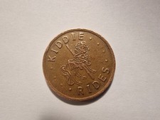 GETTONE  KIDDIE RIDES TECNOTRON DEDEM LGI MONETA GIOSTRE ANNI 70