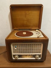 RADIO Vintage A VALVOLE PHILIPS HI 450 A Anni 50 Giradischi Non Funziona