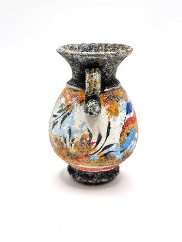 Hand painted greek - style, vase
