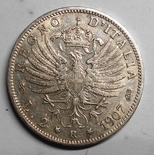 2 Lire 1907 conservaz. BB