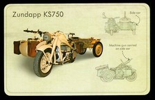 1 x WWII info card - German