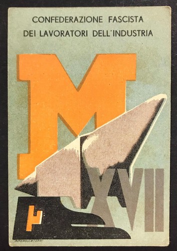 Tessera cfli 1939 conf - 1939,