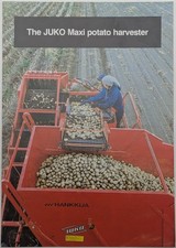 Brochure originale Juko raccogli patate, c anni 80