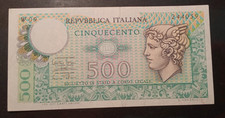 500 LIRE MERCURIO 1974 SERIE