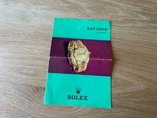 Brochure Rolex Day Date rif