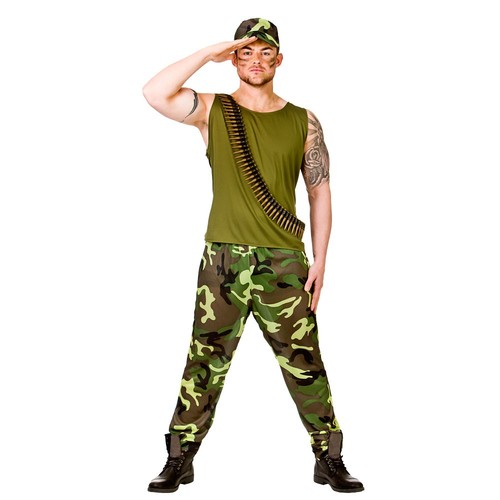 Costume soldato esercito uomo