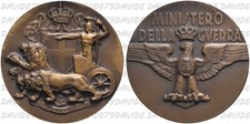 02460] MEDAGLIA MINISTERO DELLA GUERRA 1935 - BRONZO