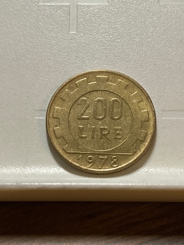 Moneta 200 lire 1978 - moneta,