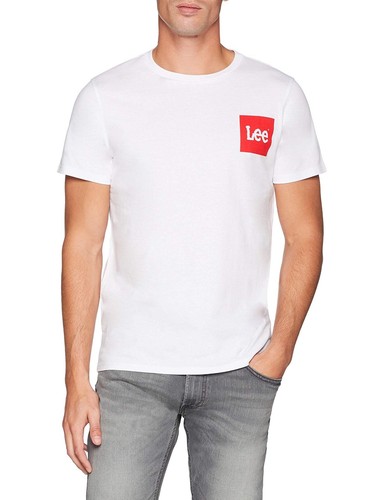 Shirt lee uomo bianca - uomo, stampa