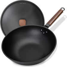 33Cm/5,6L Wok Antiaderente in
