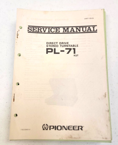 Pioneer giradischi - pl-71,