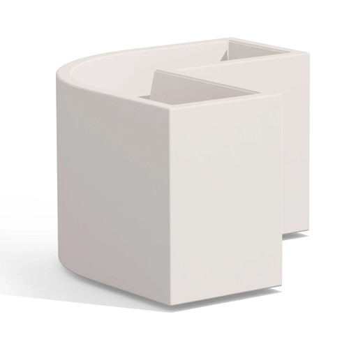 Fioriera curva vaso angolare - curva,