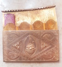 Antico astuccio ago ottone