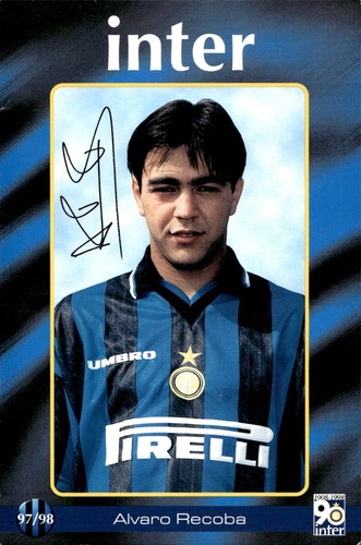 Cartolina calciatori inter - cartolina,