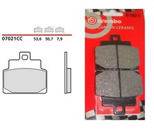 PASTIGLIE FRENO POSTERIORI BREMBO CARBON CERAMIC APRILIA LEONARDO ST 125 1999