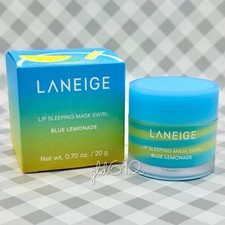 Laneige BLUE LEMONADE SWIRL Maschera per dormire labbra 20g Edizione Limitata ••NUOVO CON SCATOLA••🎁