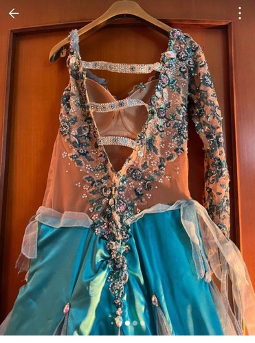 Abito danze standard donna - abito,