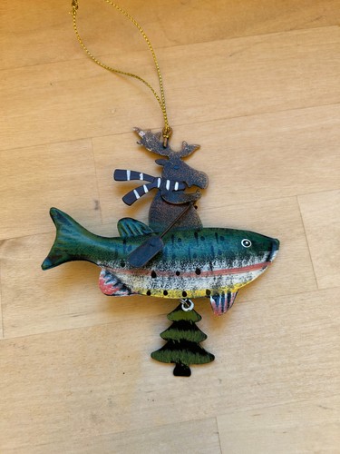 Alce canoa pesca - pesca, arcobaleno