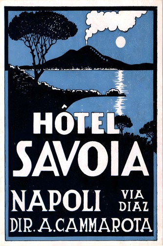 Poster vintage hotel - poster,