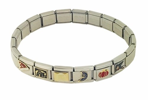 Bracciale 9mm charm - bracciale,