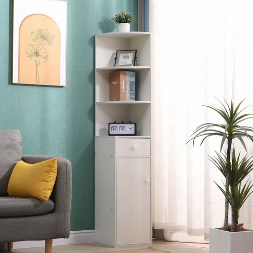 Libreria elegante alta sottile