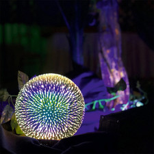 Lampada in vetro 3D. 