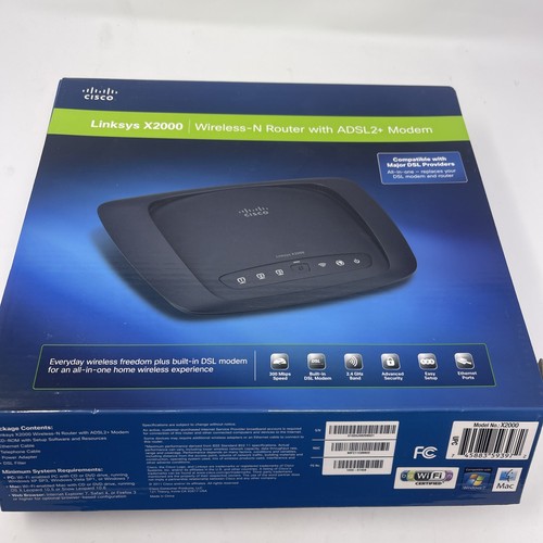 Cisco linksys x2000 router - x2000,