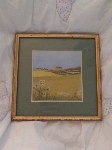 Quadro ricamato paesaggio - quadro,