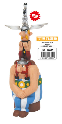 Asterix obelix statue totem - &,