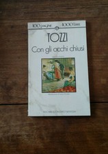 Tozzi Con gli occhi chiusi Newton Compton 020825