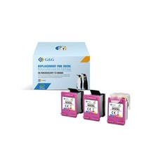 Kit 3 Cartucce Compatibili HP 302XL Colore 1 Cartuccia + 2 Ricariche CMY No Or