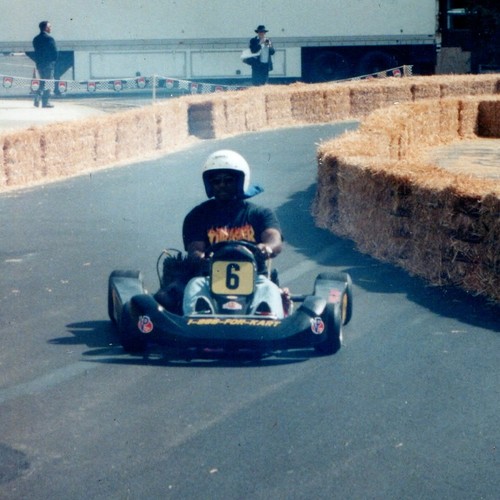 Casco pilota kart - go,