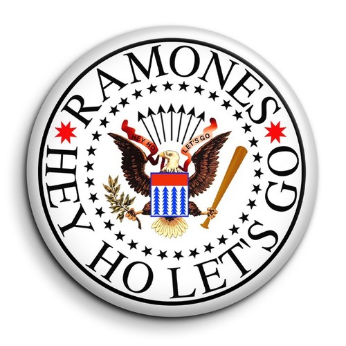 Ramones badge 38mm - ramones,