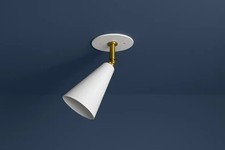 Plafoniera a cono Mid-Century
