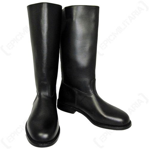 Leather jack boots with - boots, (with