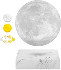Lampada luna magnetica a levitazione e rotazione, luci notturne lunari a LED