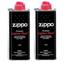 2 Ricariche per Accendini a Benzina Zippo Lattina da 125 ml 2 Lattine di Benzina