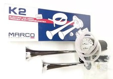 TROMBE ELETTROPNEUMATICHE 12V AUTOBUS CAMION AUTO VINTAGE MARCO K2 MADE IN ITALY
