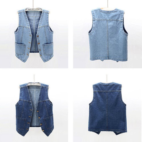 Canotta donna denim canotta
