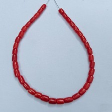 Perline corallo rosso - perline, di