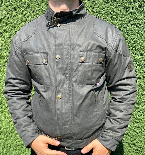 Giacca corta bomber biker