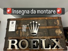 ROLEX INSEGNA DISPLAY STAND RETRO ILLUMINATA  VINTAGE USATA ASTA MOLTO RARA