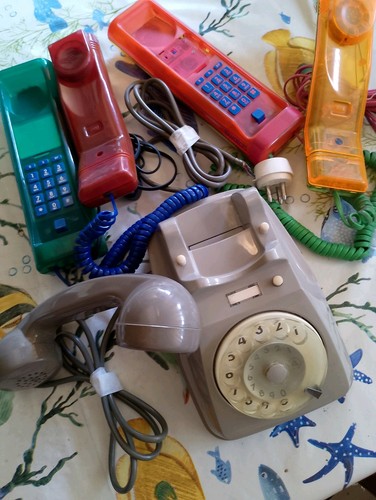 Telefoni anni 80 coppia - telefoni,