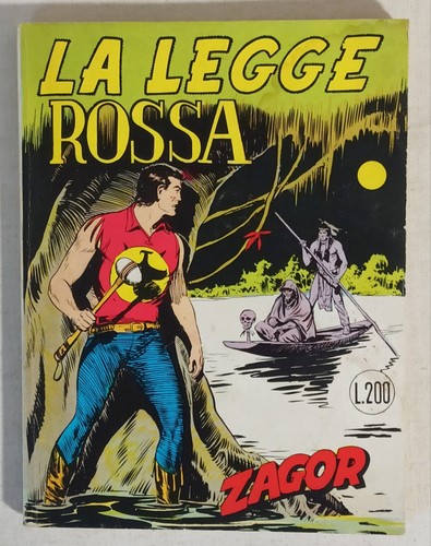 Zagor scritta rossa 200 - zagor,