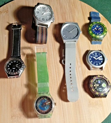 Lot montres swatch scuba - lot,