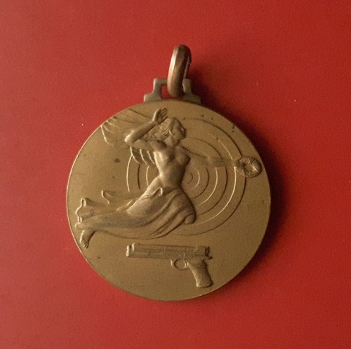 Medaglia sportiva tiro segno - medaglia,
